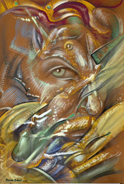 Drawing titled "Poster 29" by Philipp Rukavishnikov, Original Artwork, Acrylic