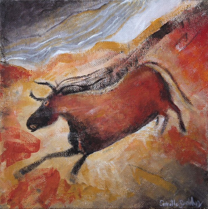 绘画,  7.9x7.9 in 