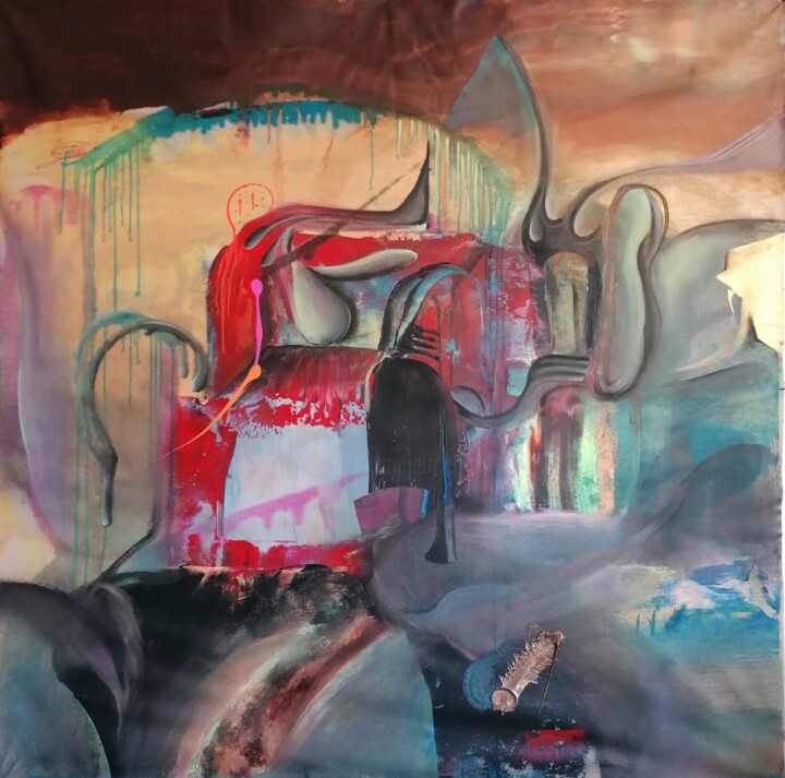 BRUGHERIA 绘画, 63x63 in