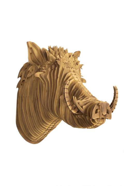 Sculpture intitulée "PHACOCHERE" par Gilles Dagorn, Œuvre d'art originale, Métaux