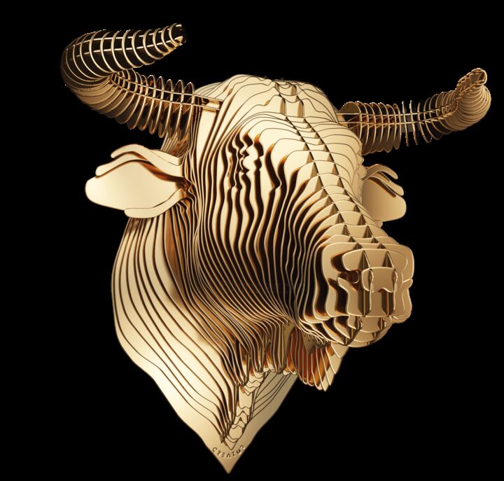 Sculpture intitulée "TAUREAU" par Gilles Dagorn, Œuvre d'art originale, Métaux