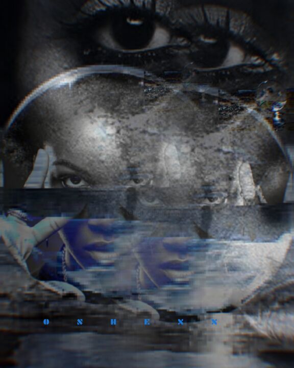 Κολάζ με τίτλο "💦👁️Tears for fears p…" από Oshexx, Αυθεντικά έργα τέχνης, Φωτογραφία Μοντάζ Τοποθετήθηκε στο Plexiglass