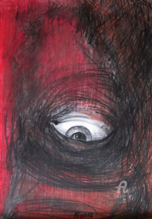 "New reality" №23. 图画, 11.4x8.3 in