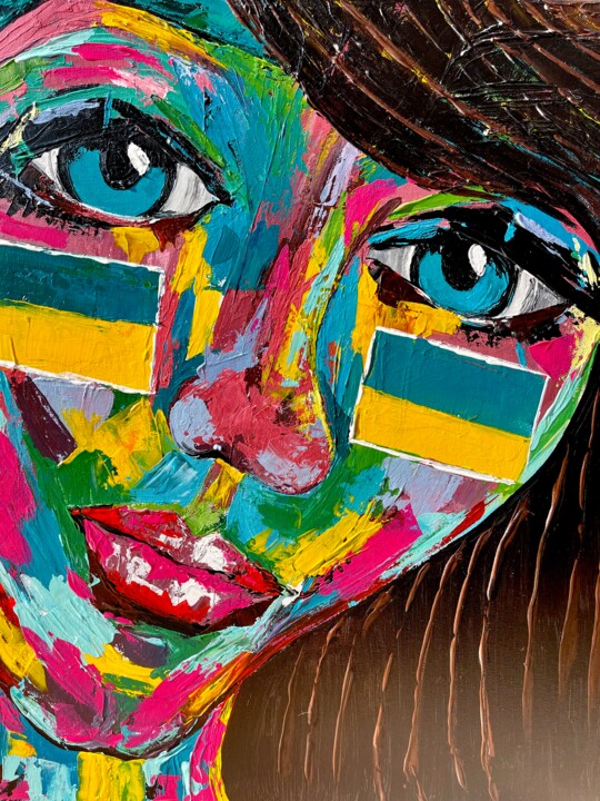 I am Ukrainian 绘画, 23.6x19.7 in