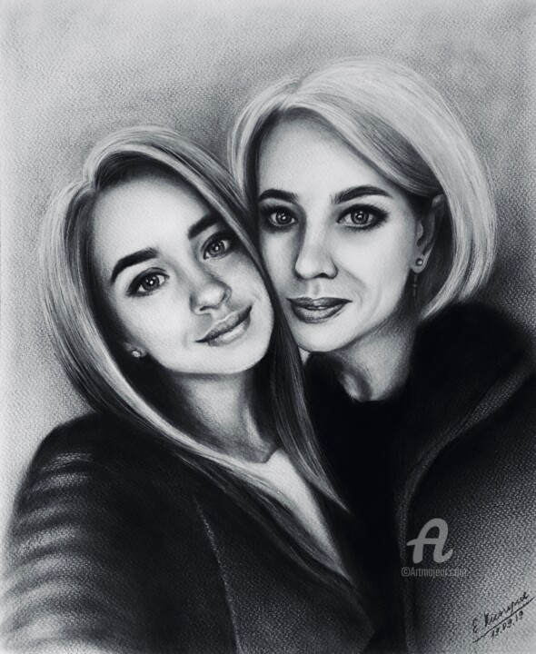 Warm relationship 图画, 15.8x11.8 in