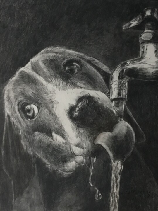 绘画,  17.7x13.8 in 