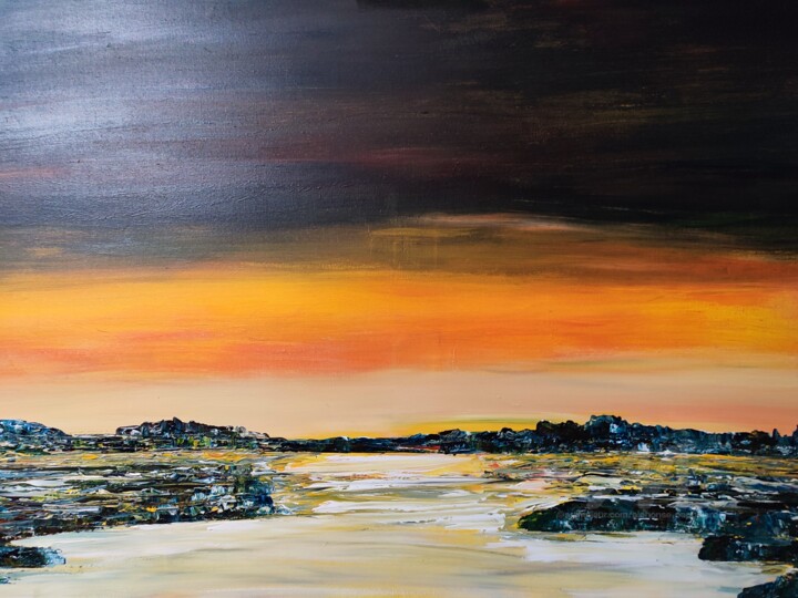 Crepuscule 绘画, 25.6x39.4 in