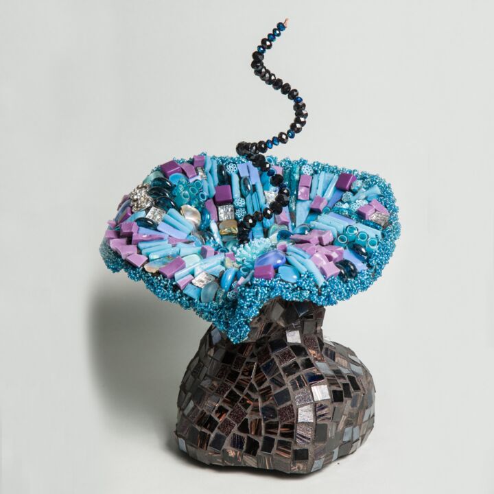 Sculpture titled "Athena" by Julee Latimer, Original Artwork, Mosaic