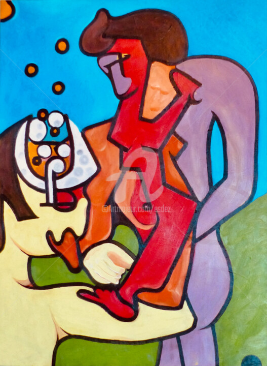 绘画,  39.4x28.7 in 