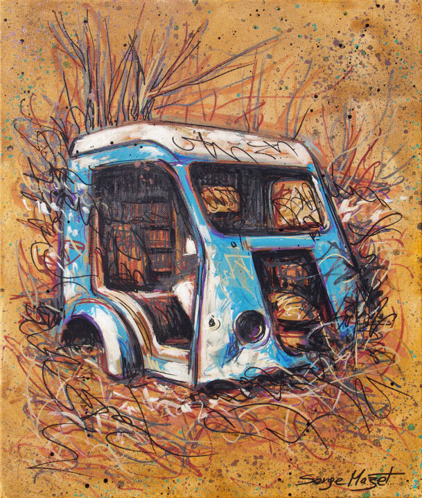 绘画,  21.7x18.1 in 