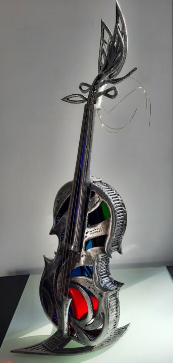 Mon Violon 雕塑, 27.2x10.6 in