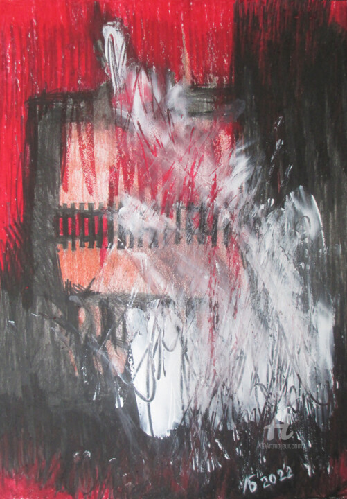 "New reality" №26. 图画, 11.4x8.3 in