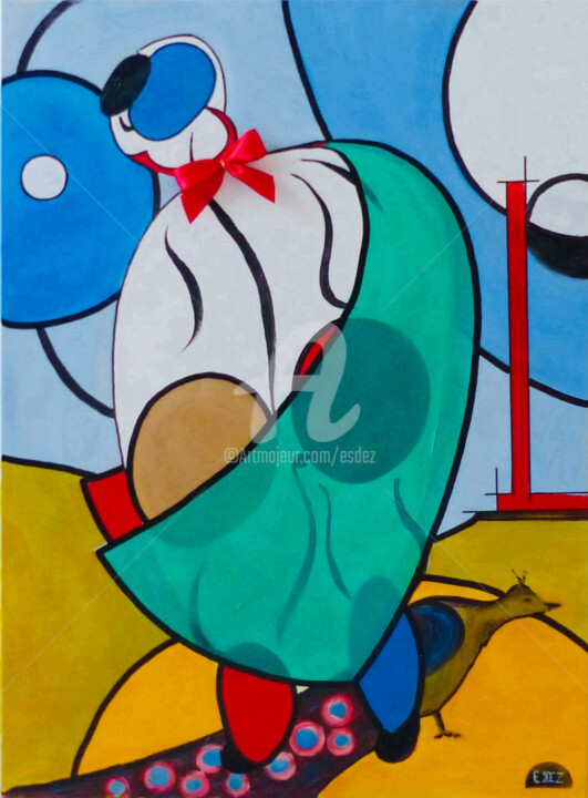La Vénus au ruban 绘画, 28.7x21.3 in