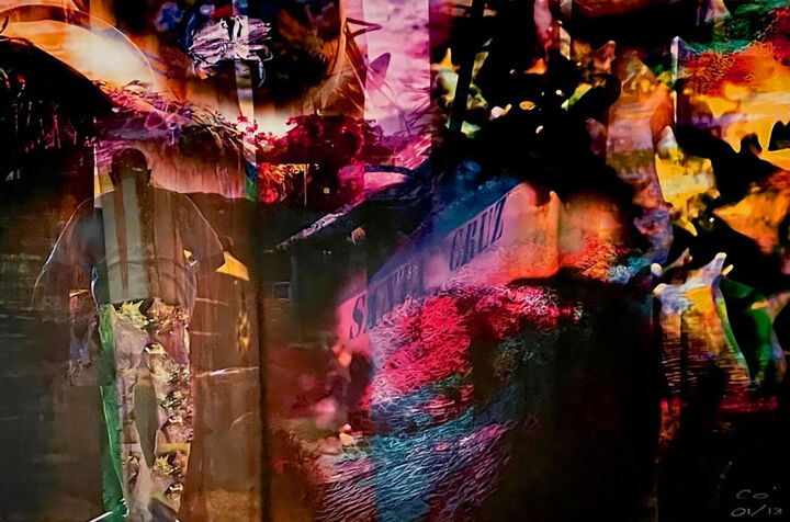 摄影 标题为“Santa Cruz” 由Ko.In.Art, 原创艺术品, 操纵摄影 安装在纸板上