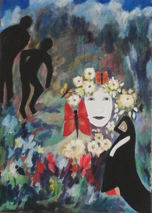 Από την ενότητα πορτραίτα" 绘画, 27.6x19.7 in