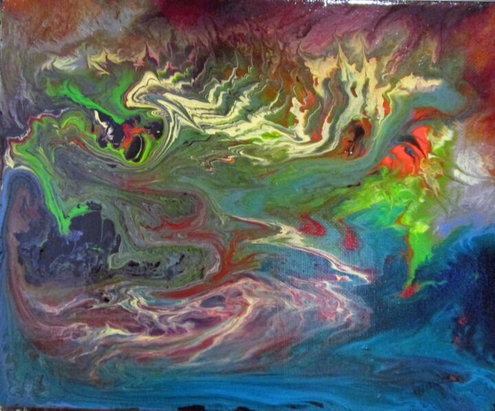 Improvisation 7 绘画, 7.9x9.8 in