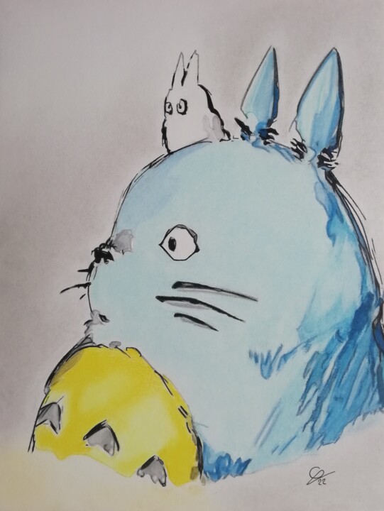 Totoro 图画, 12.6x9.5 in
