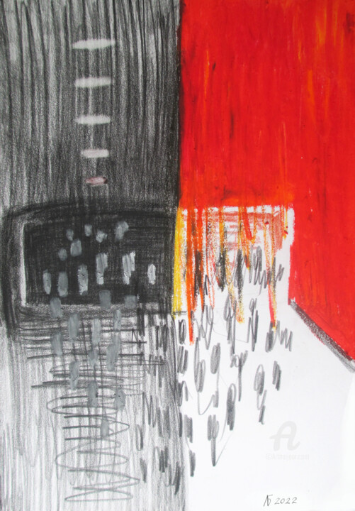 "New reality" №28. 图画, 11.4x8.3 in