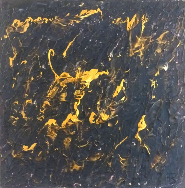 Peinture intitulée "Pépites" par Renaud Angerville-Langlois, Œuvre d'art originale, Acrylique