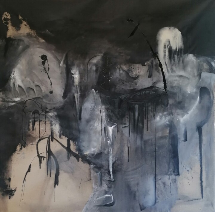 绘画,  63x63 in 