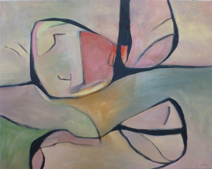 Painting titled "Hibernating" by Scott Spencer, Original Artwork, Oil Mounted on Wood Stretcher frame
