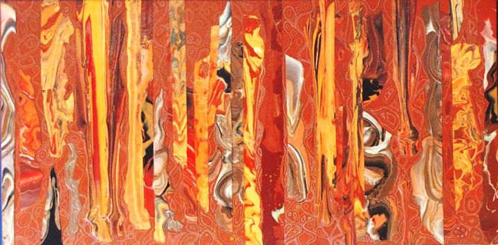 绘画 标题为“Strata” 由Julee Latimer, 原创艺术品, 丙烯