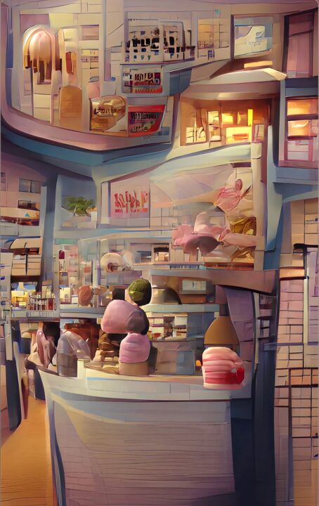 ICE CREAM SHOP 2 数字艺术