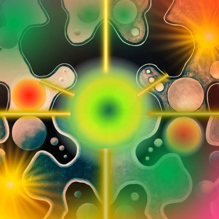 Arte digitale intitolato "Multiverse V" da Silvana Klaric, Opera d'arte originale, Pittura digitale