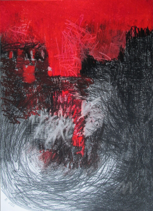 "New reality" №30. 图画, 16.1x11.7 in