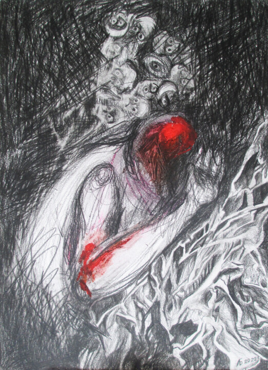 "New reality" №31. 图画, 16.1x11.7 in
