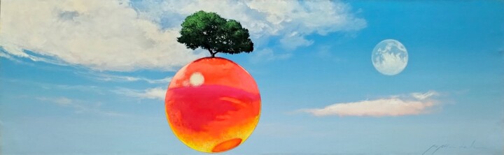 Il Viaggio della Vita 绘画, 9.8x31.5 in