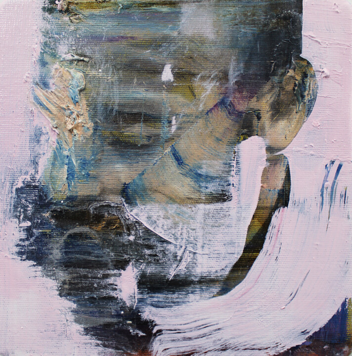 Painting titled "Peace and chaos" by Miloš Hronec, Original Artwork, Oil