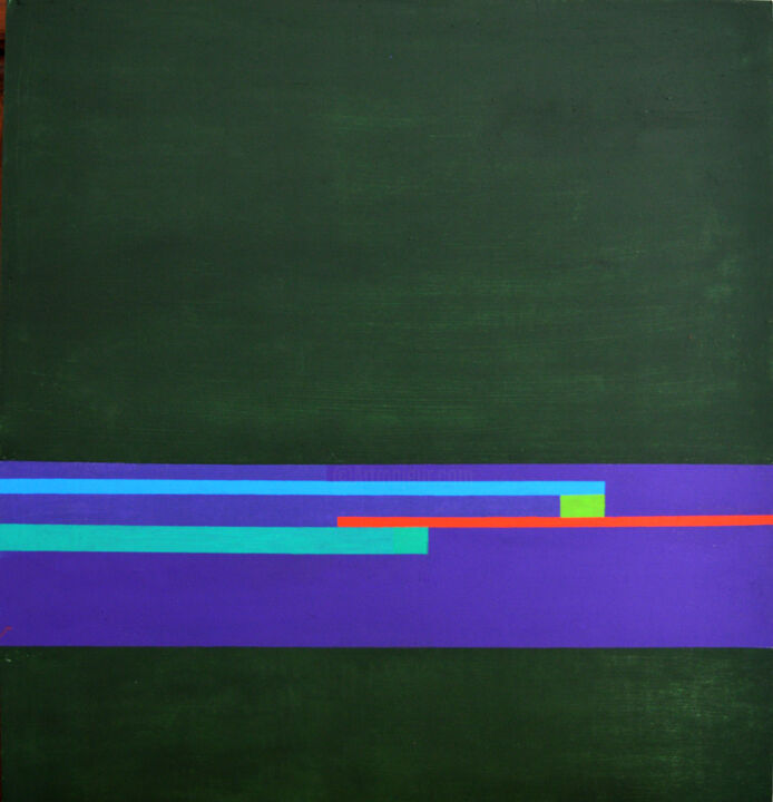 Pittura intitolato "Interference 02" da Raffaele Iannone, Opera d'arte originale, pigmenti