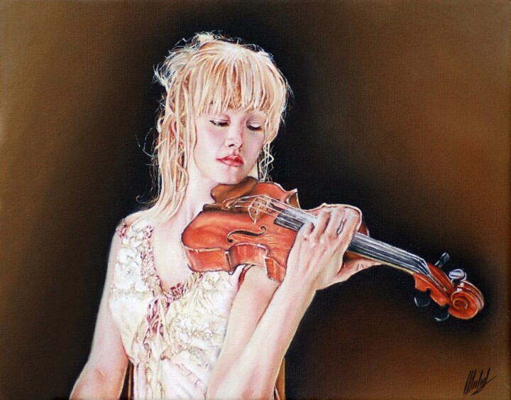 Riflessi di Armonia 绘画, 9.5x11.8 in