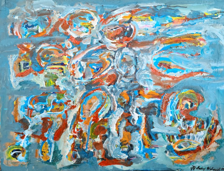 Regrouping (10,2022) 绘画, 22x28 in