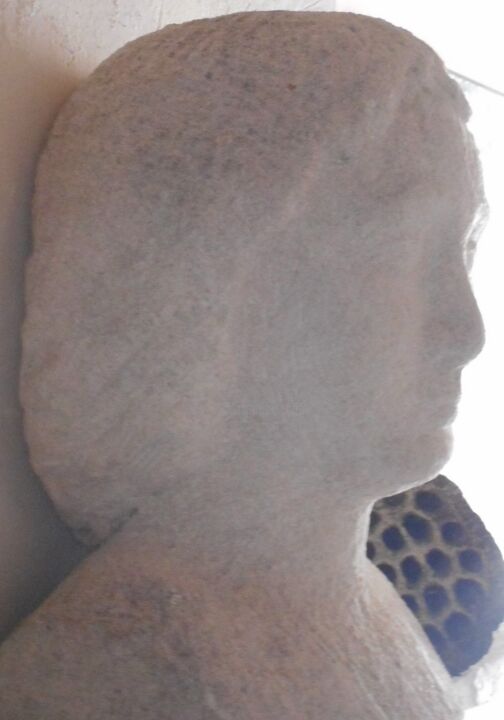 Sculpture intitulée "LE PETIT CHATELAIN" par Mchartrie, Œuvre d'art originale, Pierre