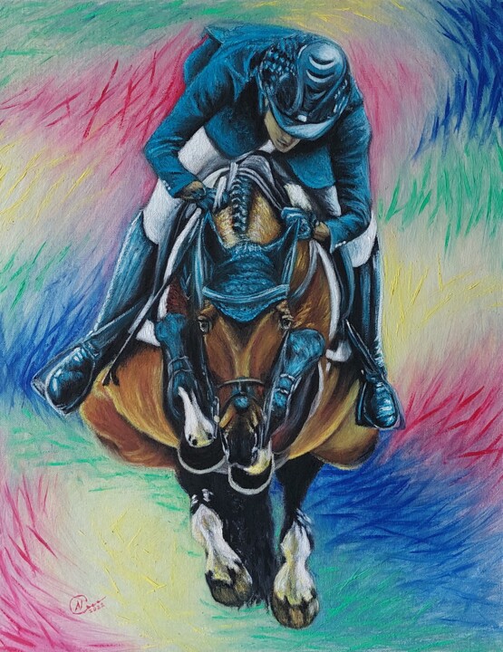 Конкур 绘画, 19.7x15.8 in