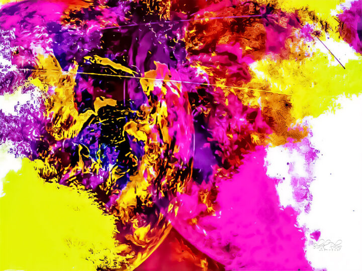 Chromatic Explosion Printmaking, 40x55 in