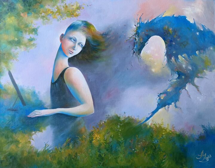 Soothing Tale 绘画, 22x28 in