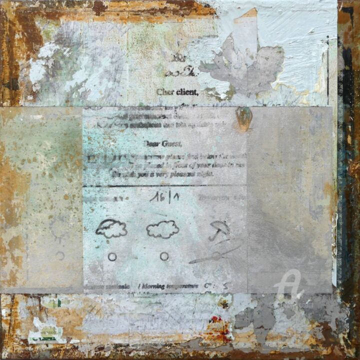 15 Place Vendôme Paris #2 绘画, 47.2x47.2 in