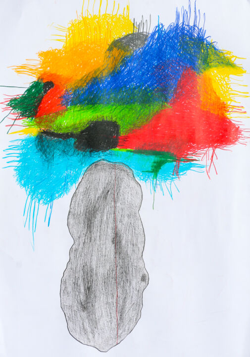 "Tell me this is just a dream" 2 绘画, 39.4x27.6 in