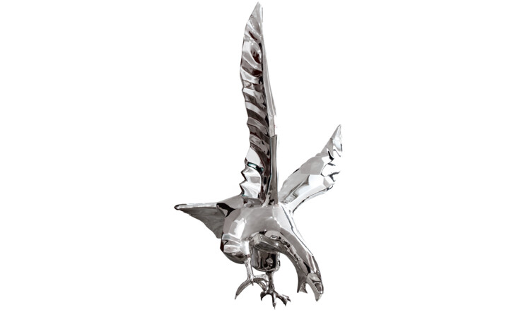 Eagle 雕塑, 78.7x226.4 in