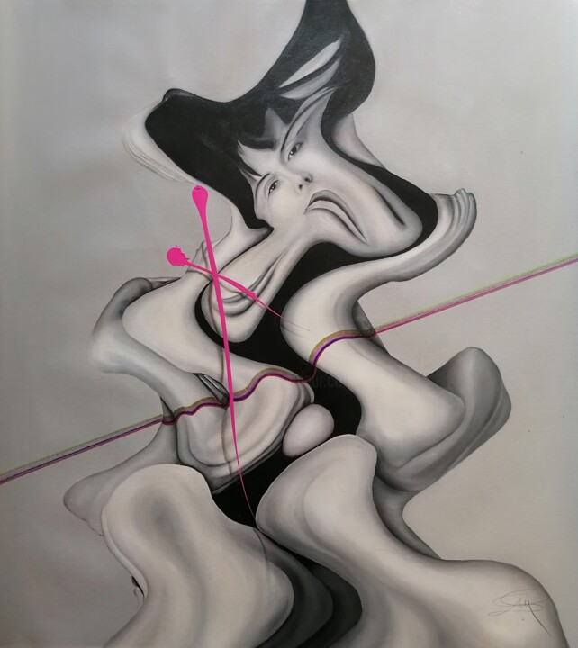 Q509 绘画, 53.5x41.7 in