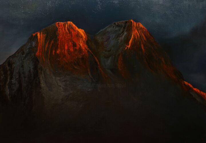 Безмолвие Будд 绘画, 19.7x27.6 in