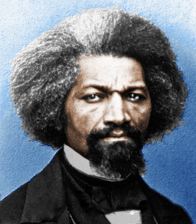 Frederick Douglass Painting In Color 绘画, 32x28 in
