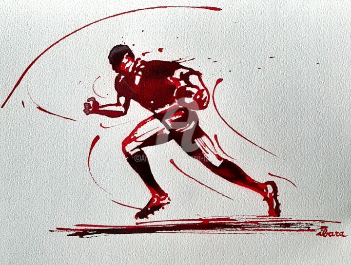 Rugby N°60 图画, 15.8x19.7 in