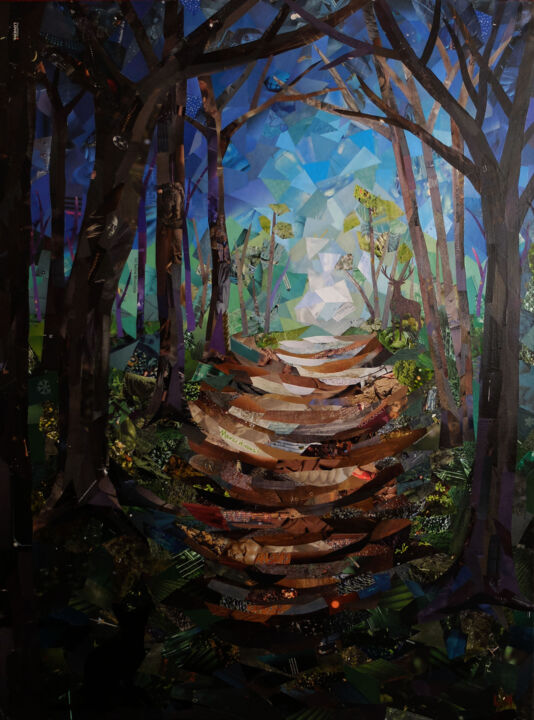 Abysse 拼贴, 51.2x38.2 in