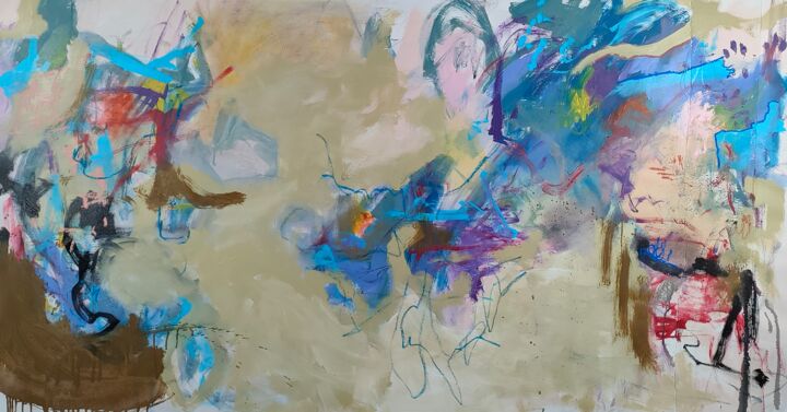 绘画,  36.2x70.9 in 