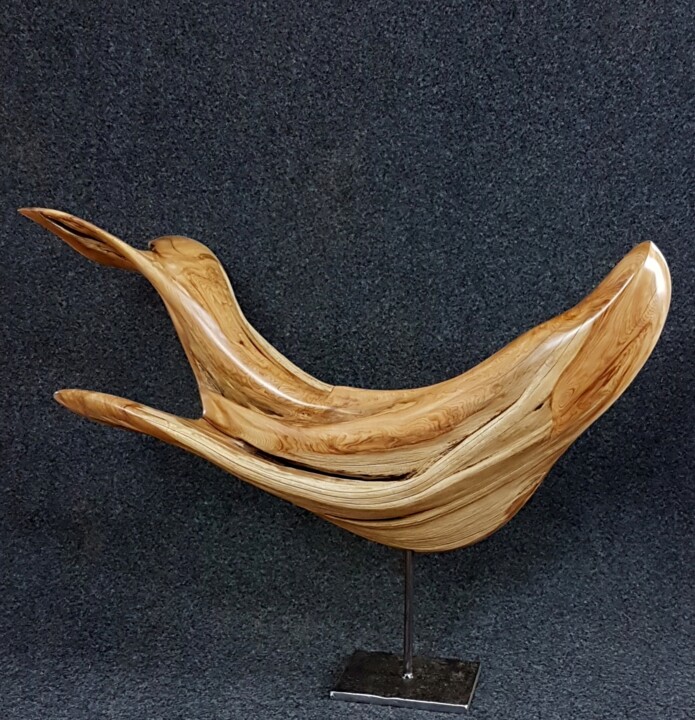 Baleine 雕塑, 20.1x34.3 in
