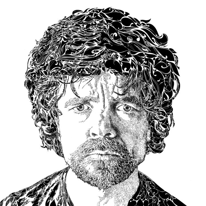 Digital Arts με τίτλο "Peter Dinklage from…" από Sergey Kalistratov, Αυθεντικά έργα τέχνης, 2D ψηφιακή εργασία